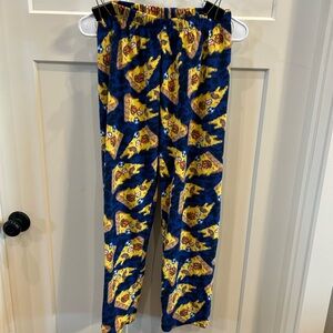 Kids Pizza & Sports Print Pajama Pants
